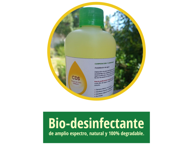 CDS biodesinfectante 100% natural y degradable CDS