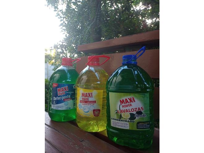 Pack detergente liquido, lavalozas y cloro concentrado Pack detergente liquido, lavalozas y cloro concentrado